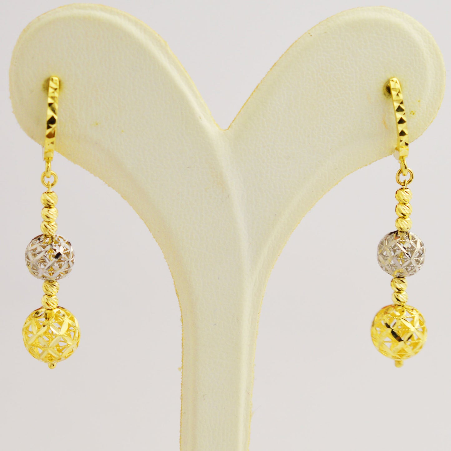 Gold dangle earrings