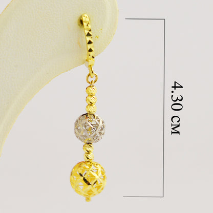 Gold dangle earrings