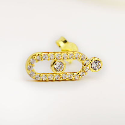 Gold screw earrings MESSIKA