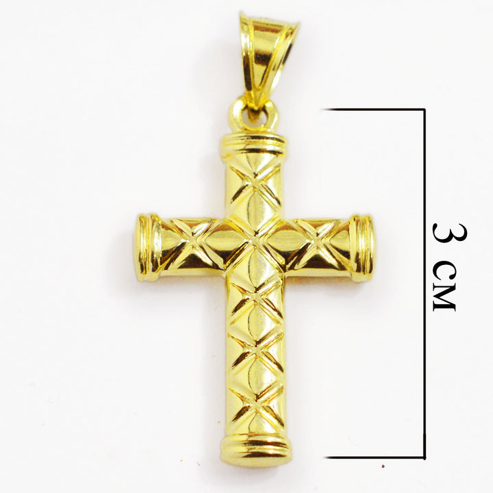 Златна висулка - Кръст (3см) Yaniko Gold