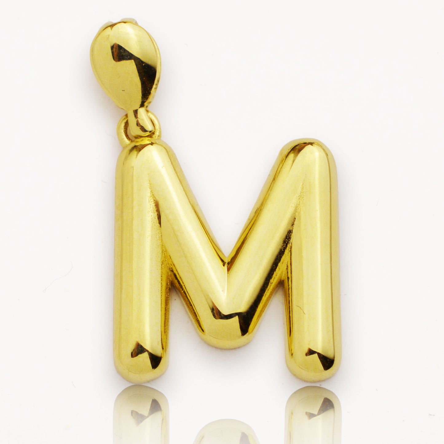 Златна висулка - Буква 'М' - Yaniko Gold