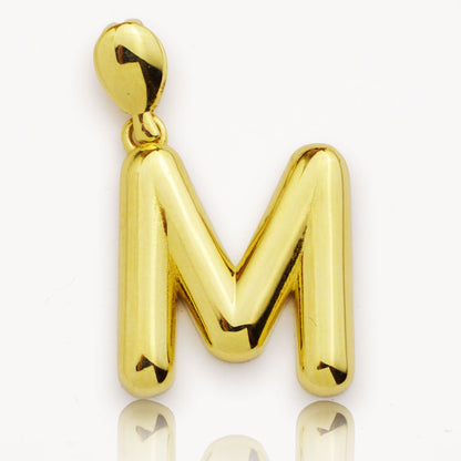 Златна висулка - Буква 'М' - Yaniko Gold