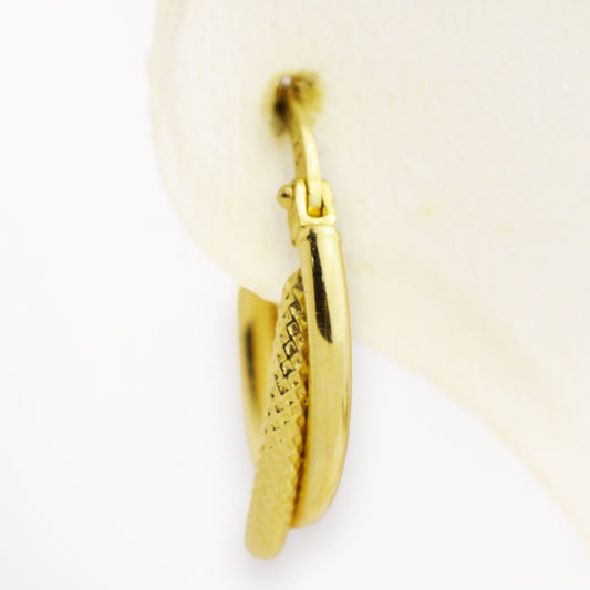 ЗЛатни обици халки (2см)