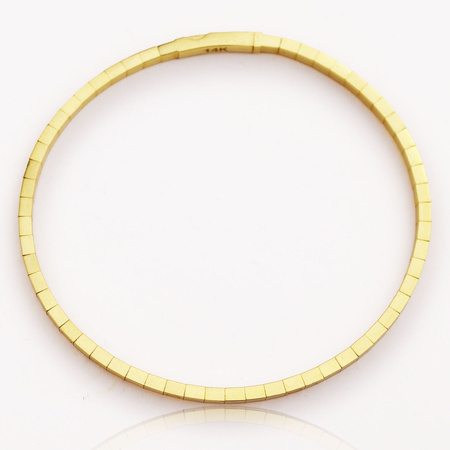 Златна твърда гривна - Отвертка