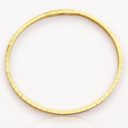 Златна твърда гривна - Отвертка