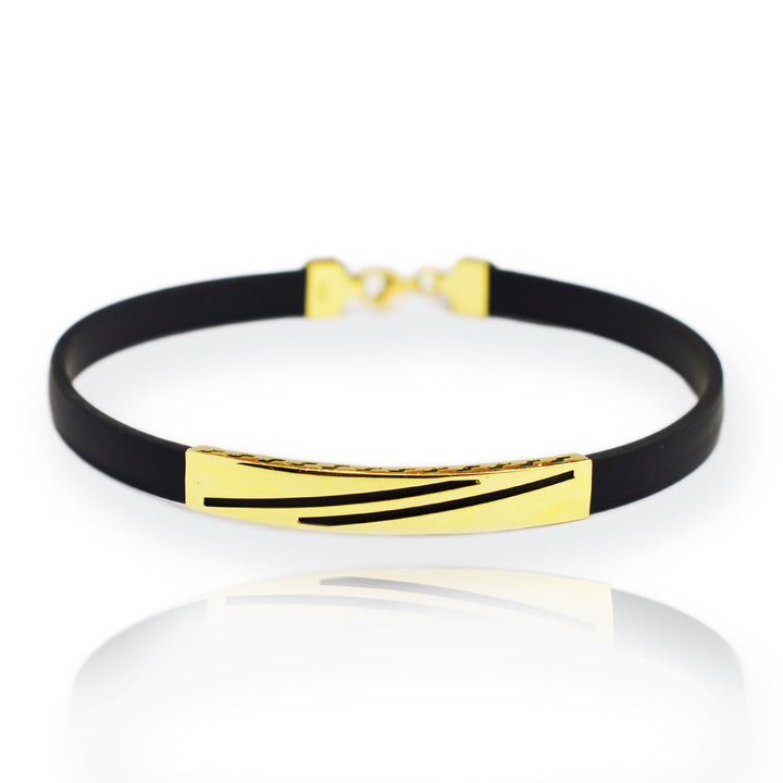 Силиконова златна гривна Yaniko Gold