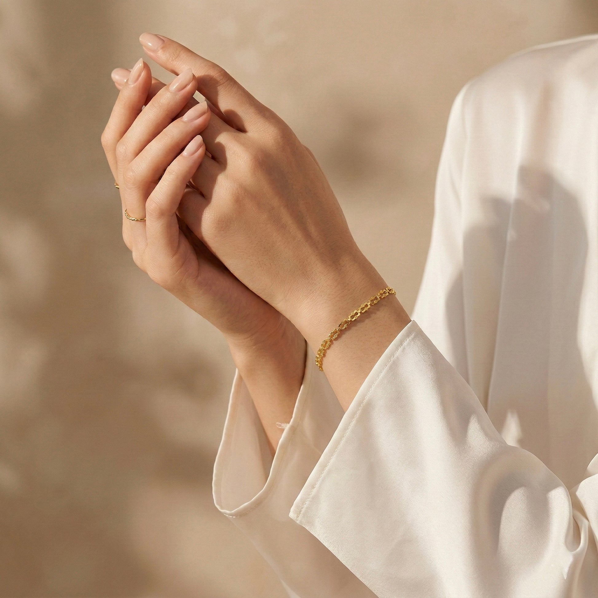 Златна сякана гривна - Yaniko Gold